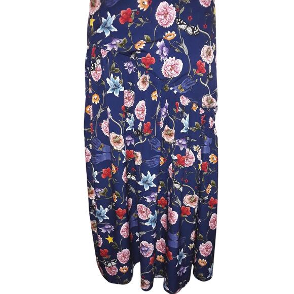 Borgo De Nor Sz 10 THE LOLA Floral Luxe Brand Midi Dress - Picture 5 of 12